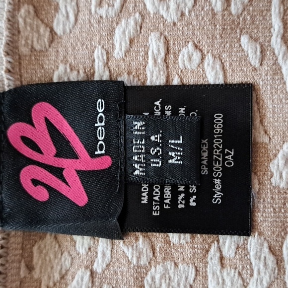 [Bebe] Bandeau Top Cheetah Print Size M/L NWOT - Picture 3 of 4